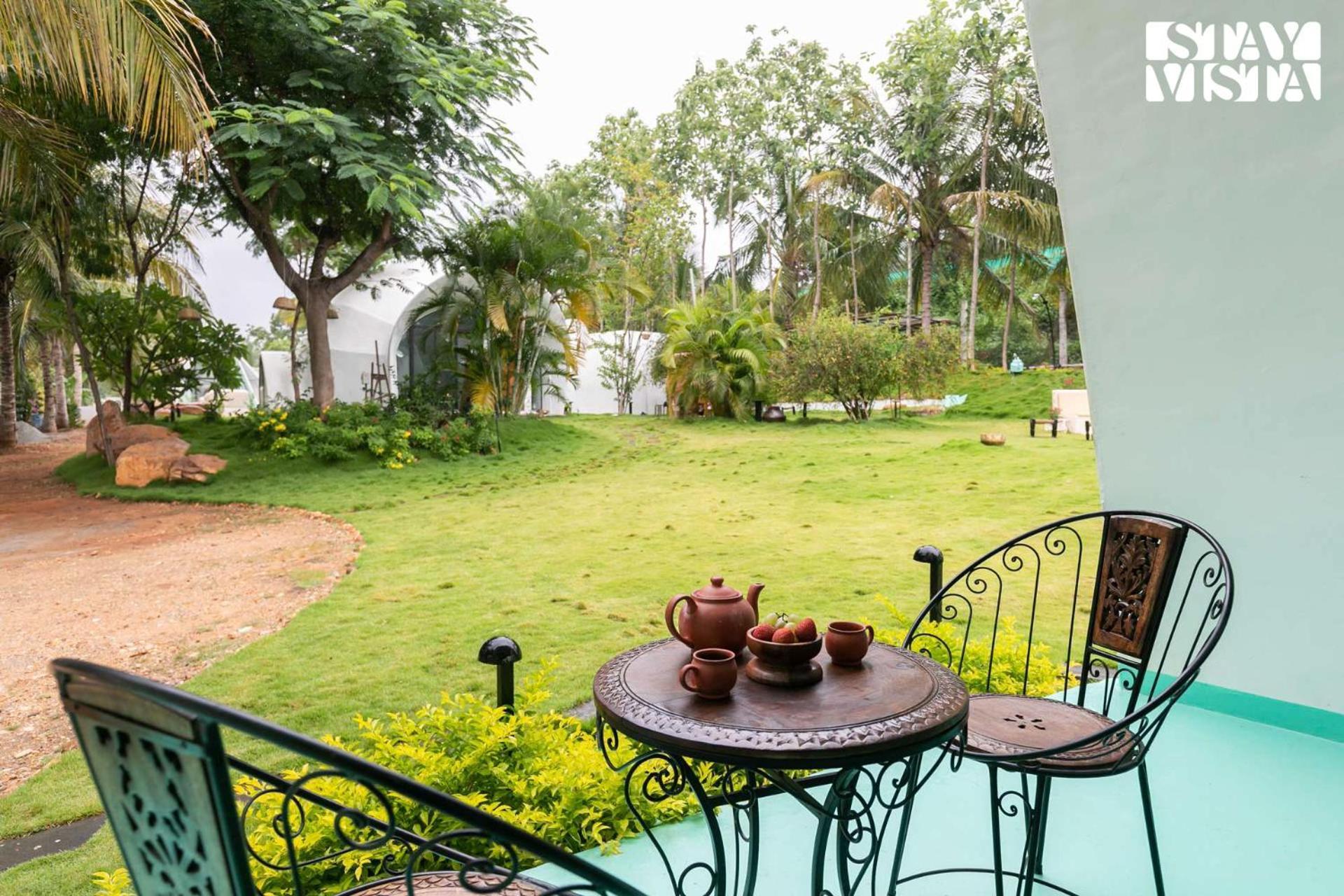 Stayvista At Shwaas Mysore With Private Pool Exterior photo